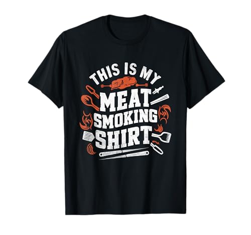 This Is My Meat Smoking Grill Cook BBQ Grilling Barbacoa Camiseta