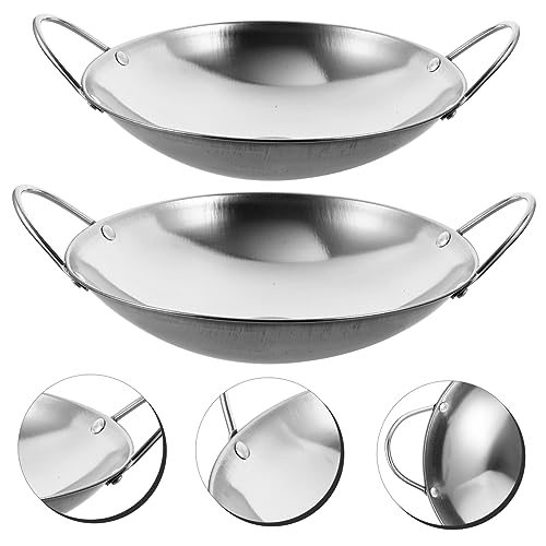 Set de 2 Woks de Acero Inoxidable con Doble Asa miniatura 4