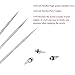 Uouteo 3PCS 0.5mm Airbrush Nozzle and Needles Replacement Parts for Airbrush Spray Gun