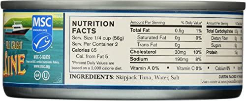 Pole And Line Skipjack Tuna In Water, 5 Oz #TOP6