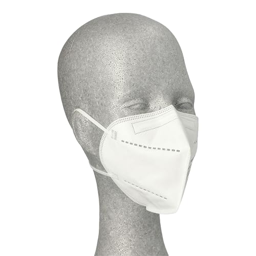 Medi-Inn+ Atemschutzmasken FFP2 weiß ohne Ventil 4-lagig (1 x 5 Stück)