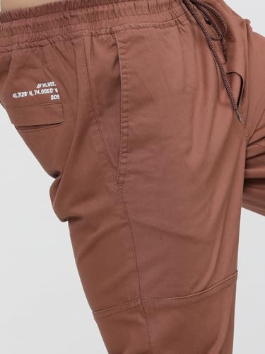 Image of Highlander Men's Cargo Jogger Trousers | Perfect for Casual Outings,Travel & Work Wear with Utility Pockets