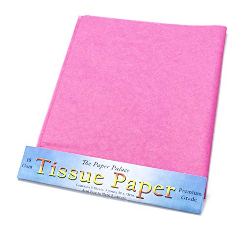 The Paper Palace Tissue Paper Fuchsia 5 Sheets 51X76Cm, 30 X 10 X 1 Cm