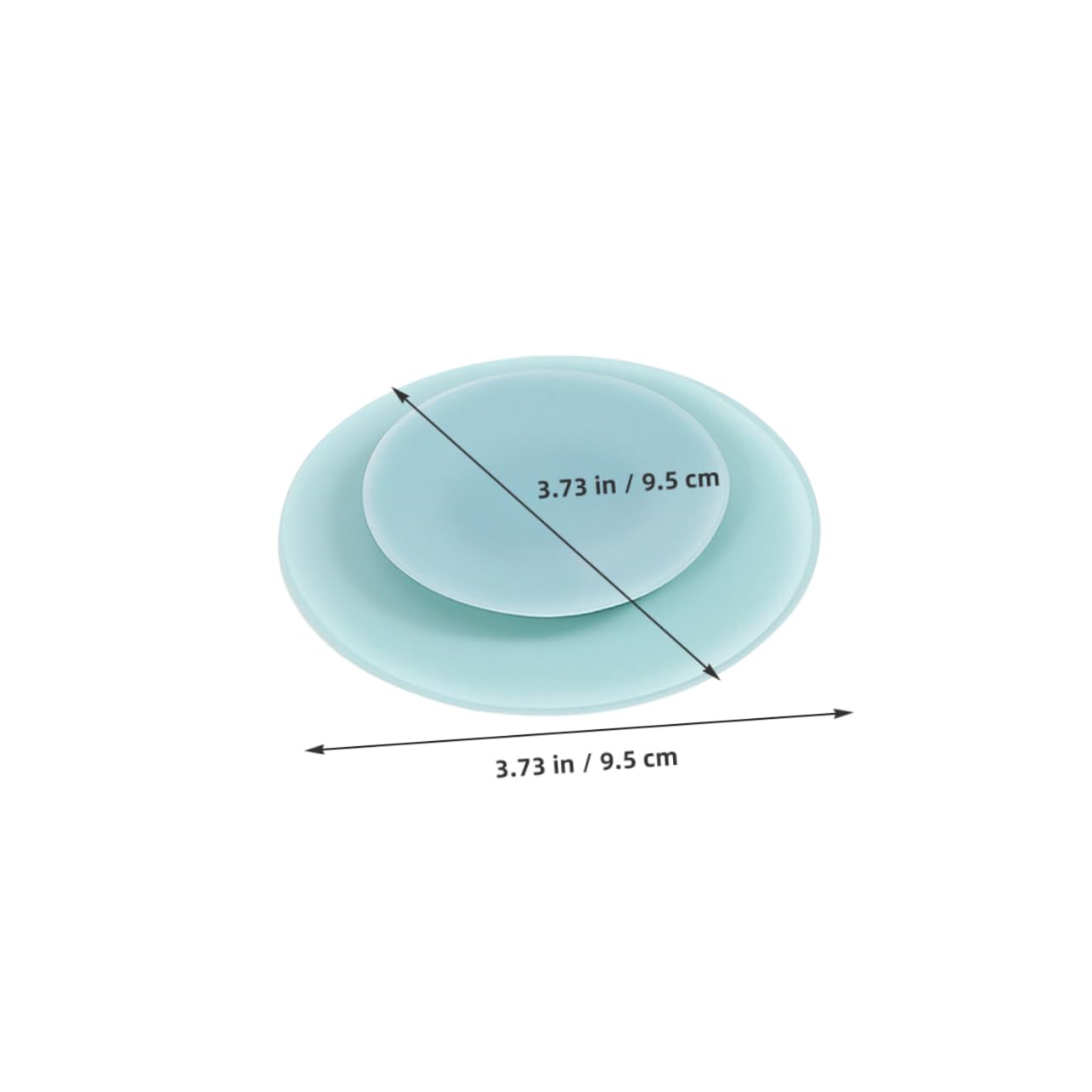 BESPORTBLE Silicone Suction Pad for Kids Anti Slip Suction Cup for Baby Tableware Compact Plate for Baby for Plate