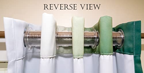 image for Curtain Perfect Curtain Spacers - Drapery Spacers - Clear, Durable & R