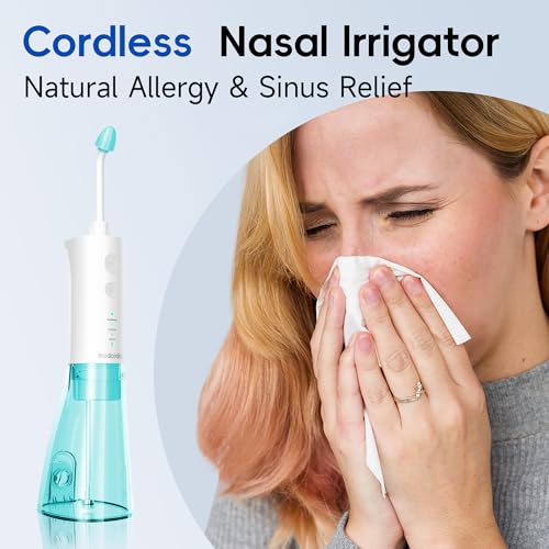Image of Dual Powered Nasal Irrigation System Nasal Rinse & Wash