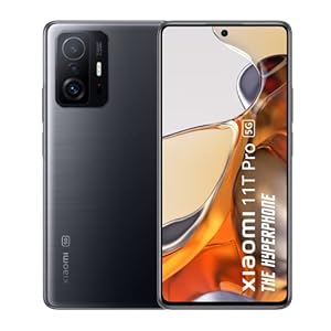 Xiaomi 11T Pro 5G Hyperphone (Meteorite Black, 8GB RAM, 128GB Storage)|SD 888|120W HyperCharge|Segment’s only phone with Dolby Vision+Dolby Atmos