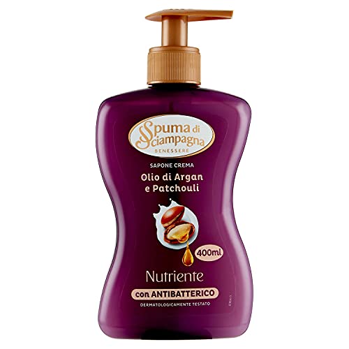 Spuma di Sciampagna: Saponecrema - Jabón líquido neutro con aceite de argán orgánico (400 ml, 400 ml)
