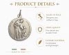 I G J Saint Francis of Assisi Medal - The Patron Saints Medals -100% Made in Italy (St.Francis with The Wolf) #3