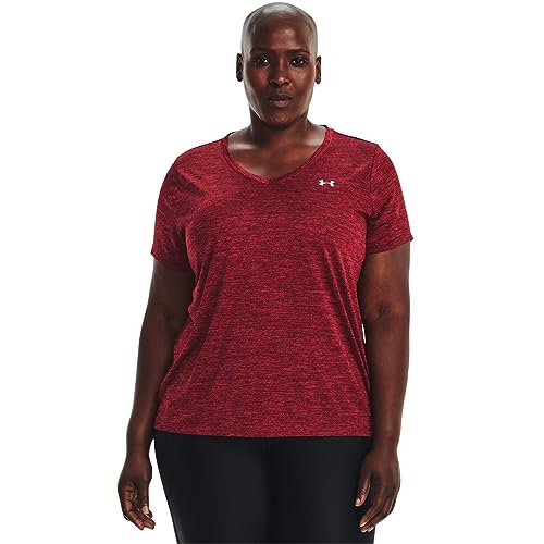 Image of Under Armour Plus Size Tech Solid Short Sleeve V-Neck