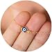 MINGHUA Blue Evil Eye Necklace Small Evil Eye Pendant Gold Delicate Chain