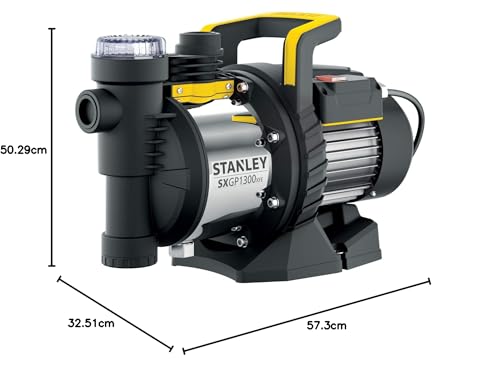 Stanley Pompa Autoadescante SXGP1300XFE per Acque Chiare (1300 W, Portata max. 4.200 l/h, Prevalenza max. 50 m) - 4
