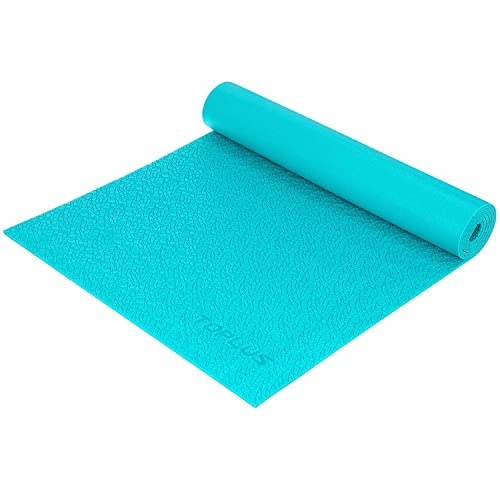 Yoga Mat, Premium 1/4 Inch Imprint Non Slip Extra Thick Fitness & Exercise Mat With Carrying Strap, Pvc Workout Mat For All Types Of Yoga, Pilates And Floor Exercises #TOP15