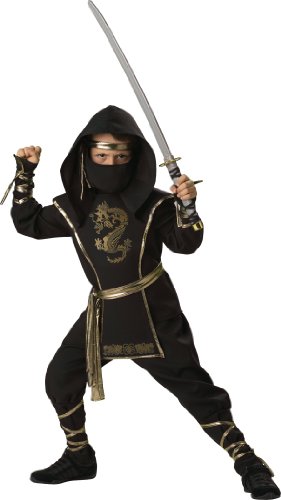 Disfraz Ninja Warrior para niños 2-7 años, talla XS