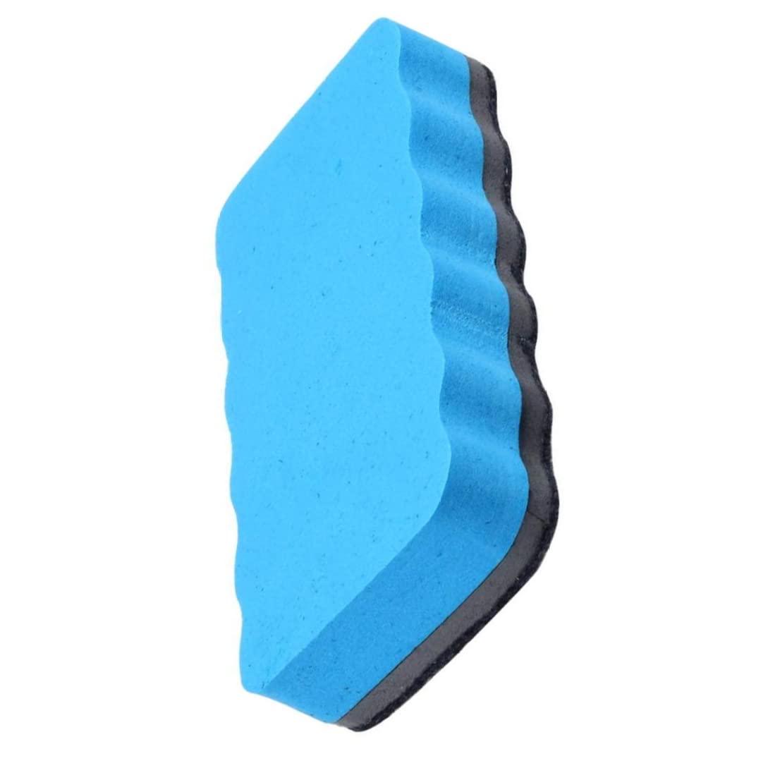 Fkngcp Colorful Magnetic Whiteboard Dry Eraser Chalkboard Cleaner Square Shape Board Wiper For Classroom Home Office Blue Magnetic Board Cleaner