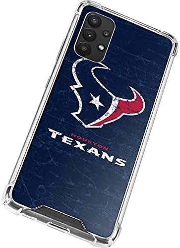Miniatura 2 de Skinit Funda transparente compatible con Galaxy A32 5G, diseño desgastado con licencia oficial de los Houston Texans de la NFL