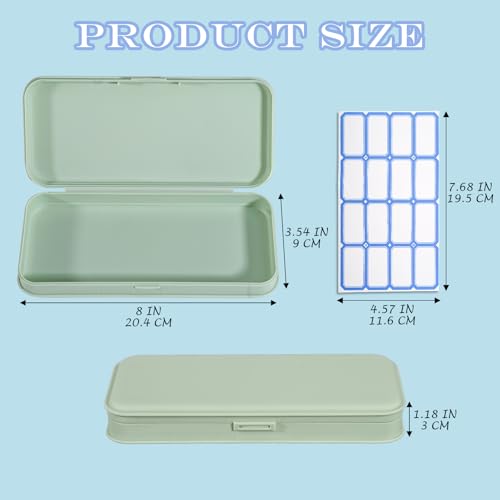 4 Pieces Plastic Storage Personal Box for Nail, Nail Implement Storage Box Organizer Case Manicure Tool Box for Nail Pedicure Supply Tools (B-multicolor)3
