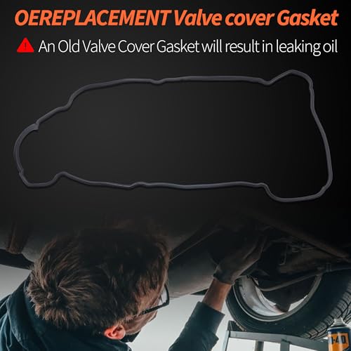 Image of HiSport VS50471R Valve Cover Gasket Set - Compatible with Lexus Es300 1994-1998 Compatible with Toyota Avalon 1995-2000 Camry 1994-2003 Sienna 1998-2001 Solara 1999-2003 3.0L