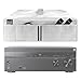 Produktbild Kingshion Staubschutz für Stereo-Receiver, kompatibel mit Sony STR-AN1000, Denon AVR-S970H, Onkyo TX-SR393, hellgraues Polyester, staub-, verschüttet, kratzfest, Hellgrau