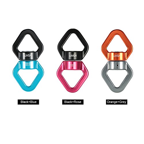 Giratório de corda, Andoer Escalada de resgate de rolamento selado com conector giratório de corda 3