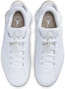 新品　正規品　ジョーダンJordan6レトロシルバー/ホワイトゴルフシューズ 最新ジョーダンゴルフシューズ☆Jordan Retro 6 G☆お早めに！ (Nike