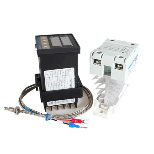 Thermocouple type K et régulateur PID REX-C100 220V avec relais statique SSR - 3