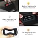 Ongfuwu 2PCS Seat Belt Buckle Holder, Silicone Auto Seatbelt Buckle Booster Makes Receptacle Stand Upright for No-Hassle Buckling, Universal Vehicle Seat Belt Buckle Fixer for Kids (Black)