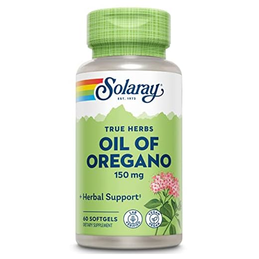 Solaray Oil of Oregano 150mg | Aceite de orégano | 60 Perlas