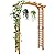 Giantex 7.5FT Wood Garden Arbor Trellis, Wooden Wedding Arch for Ceremony Party, Outdoor Archway Pergola for Climbing Plants, Pathway, Yard, Garden Decor, Easy Assembly (Honey Brown, 63''W x 90''H)