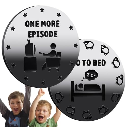Regalo innovativo: scopri il nostro Go to Bed Coin, la soluzione perfetta per chiunque abbia difficoltà a prendere decisioni difficili! Questa moneta a doppia faccia è stata progettata per i giocatori e gli appassionati di drammi ed è fantastica per coppie, familiari e amici.