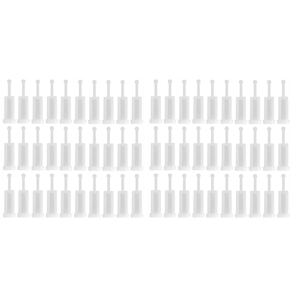 Jnchdghwa White 60Pcs Universal Tool Filters Disposable Hvlp Feed Paint Strainers Fine Mesh,