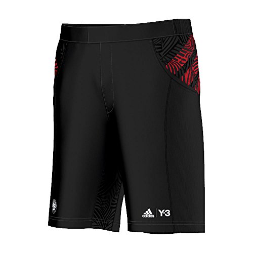 Buy Adidas Men's Shorts (4056562726397_AI1151_2XL_Black and Red) at