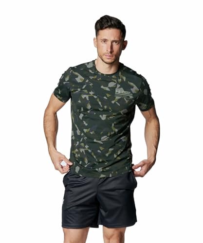 [�A���_�[�A�[�}�[] UA Iso-chill SS PRINTED Baroque Green / / SM