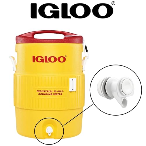 Igloo Push-Button Spigot for 2-10 Gallon Water Cooler Beverage Jugs - image 5