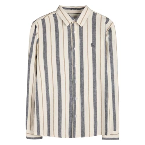 Chemise Teddy Smith en lin et coton beige, le choix de l'élégance estivale masculine
