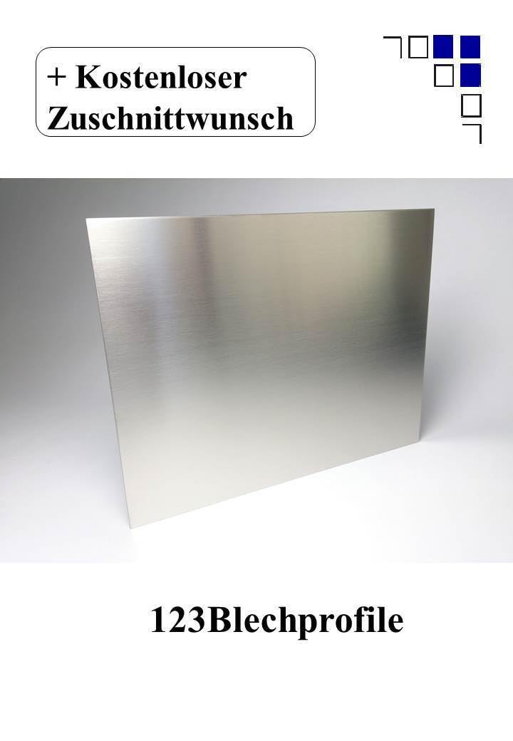 Z-Profile Edelstahl gebürstet 1mm 1,5mm 2mm 3mm Länge 2m 1.4301 VA Träger ZBlech (Z-Profil 2mm Edelstahl, 25/30/25 x 2000mm)