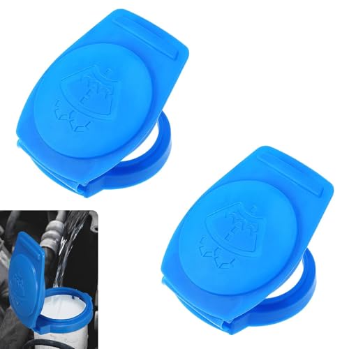 2 Stück Deckel Für Scheibenwaschbehälter, 3q0955455 Scheibenwischer Waschflüssigkeitsbehälter Tankdeckel,Scheibenwaschbehälter Deckel,Scheibenwischer Behälter Für Autos Scheibenwaschanlage