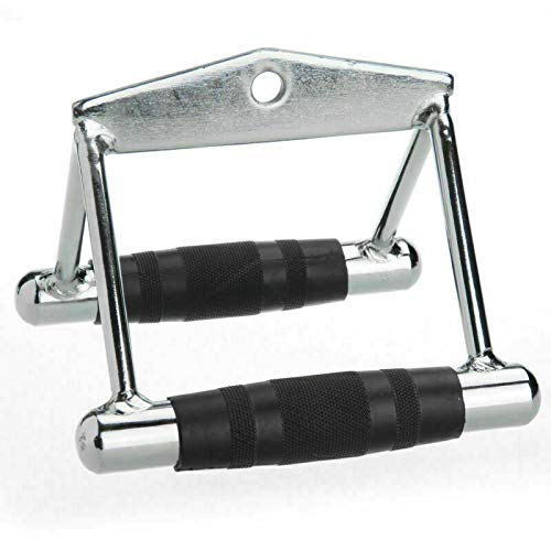 Kabalo Multi Gym V Handle Attachment Training Grip Bar Double Seated Row Lat Twin Cable