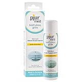pjur med NATURAL glide - Medizinisches Gleitgel auf Wasserbasis - mit pflanzlichem Glycerin - Schutz für sensible Haut (100ml)