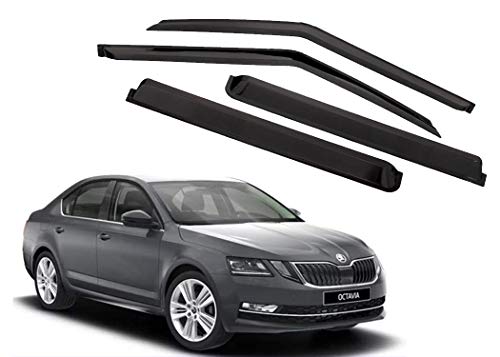 Image of CAR SAAZ Unbreakable Door Visor for Octavia Type-2(2021-2023)(Set of 4Pcs)