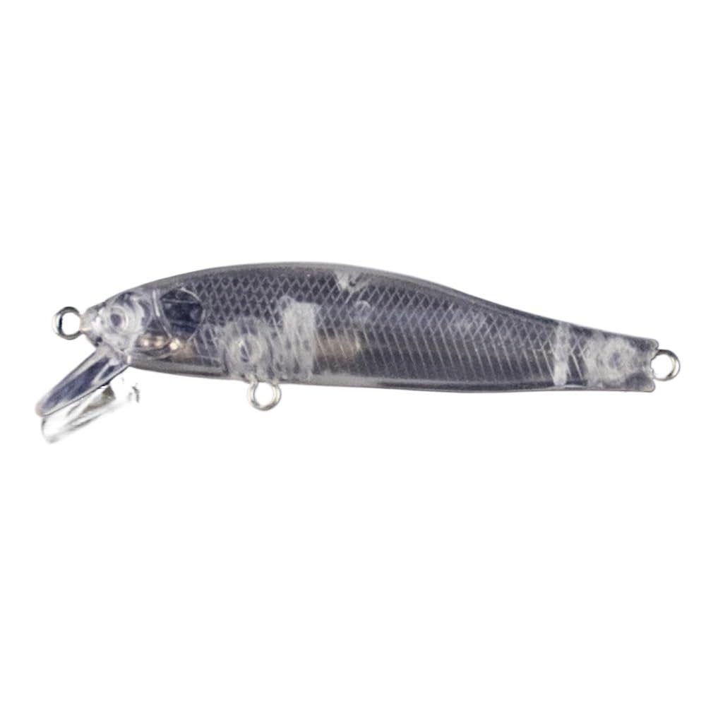 100 pezzi di esche for minnow Jerkbait poco profonde, peso speciale, 7 cm, 4,7 g, non verniciate, galleggianti, a lunga distanza, fai da te.