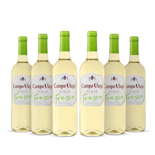 Campo Viejo Blanco D.O.Ca Rioja Vino Pack de 6 botellas - 750 ml