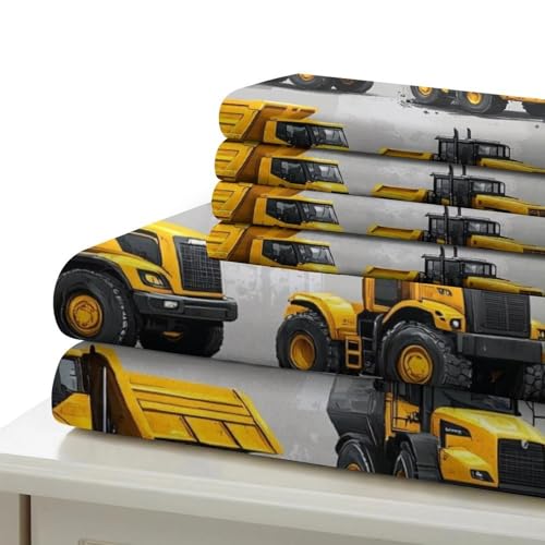 Housse de couette véhicules de chantier pour décorer la chambre enfant - 7
