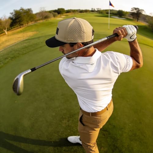 Image of Curves & Clubs USA Golf Rope Hat - American Flag Golf Cap, Performance Hat - Adjustable, Breathable