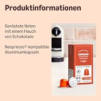 by Amazon Espresso-Kaffeekapseln aus Aluminium, kompatibel mit Nespresso, leicht geröstet, 100 Stück (5 Packungen mit je 20 Stück) – Rainforest Alliance zertifiziert – Ansicht 2