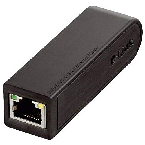 D-Link DUB-E100 Fast USB-LAN-Adapter (10/100 Mbit/s, verbindet USB 2.0 mit Gigabit Ethernet (RJ45), Übertragungsgeschwindigkeit von 480 Mbit/s, einfache Plug & Play-Installation, WOL)