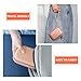 Supmay Hard Travel Case for T02 Mini Printer Sticker Printer, Wireless Mini Sticker Printer Machine Storage Holder Protection Case, Rose Gold