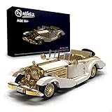 Nifeliz Retro Sports car K500 MOC Building Blocks and Construction Toy, Adult Collectible Model Cars