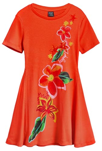 Desigual Vest_Bali Dress, Rojo, 8 años Girl'S