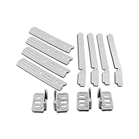 DL-pro Türmontageset für Schlepptür Schleppscharnier für Whirlpool Bauknecht 481231019131 Indesit C00312150 Befestigung Halterung für Einbau-Kühlschrank Gefrierschrank Kühl-Gefrierkombination